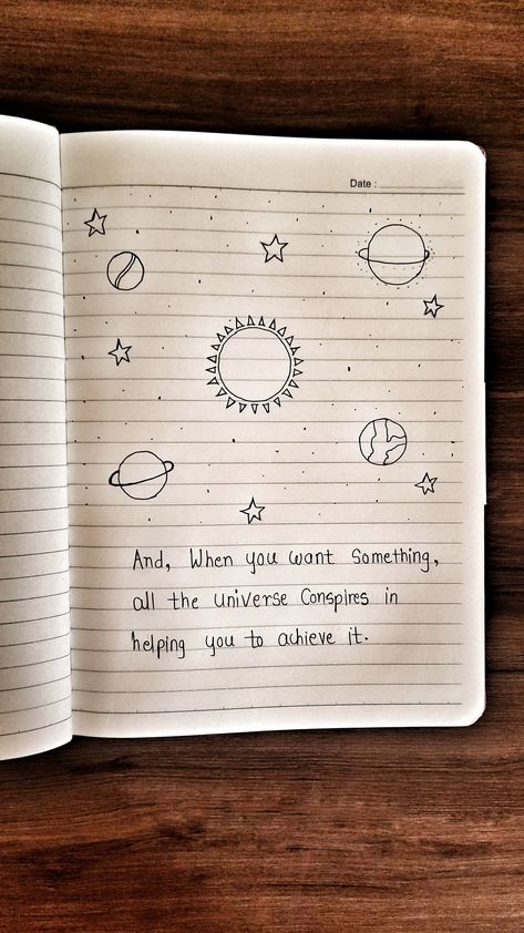 Quotes Related To Universe, Doodle Diary Ideas, Universe Journal Ideas, Galaxy Quotes Universe, Doodle Quotes Draw, Galaxy Journal Ideas, Quotes Diary Ideas, Cute Doodles Aesthetic For Journal, Doodles For Diary