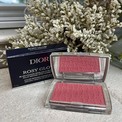 Christian Dior Rosy Glow Blush in 012 Rosewood: Your secret weapon for naturally rosy cheeks, giving you a fresh, glowing effect. Get yours now 20% off with code LBDAY20. Dior Rosewood, Dior Rosy Glow Blush, Dior Powder, Dior Blush, Glowing Effect, Rosy Cheeks, Glow Effect, Dior Makeup, Christian Dior