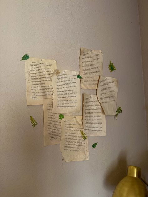 aesthetic room decor book Book Page Wall, Page Wall, Wall Aesthetic, Easy Diy Art, Diy Book, Book Page, Aesthetic Room Decor, Aesthetic Room, Book Pages