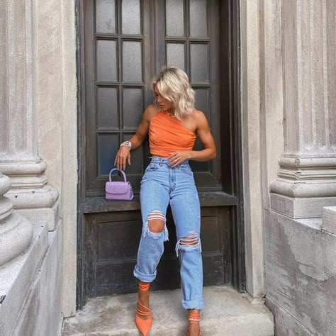 Look Jean, Casual Chique, Photoshoot Outfits, Going Out Outfits, Summer Fashion Outfits, Colourful Outfits, Mode Inspiration, Spring Summer Outfits, Outfits Casuales