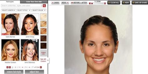 5 Free Websites To Try On Virtual Hairstyles Virtual Hair Color Try On, Try On Hairstyles App Free, Virtual Hairstyles Free, Hairstyle App, Virtual Hairstyles, Best Free Apps, Stylish Inspiration, Free Websites, Try On Hairstyles