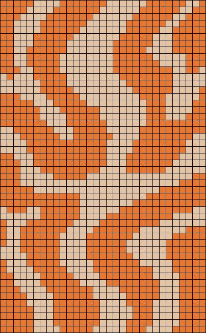 Jacquard Crochet Pattern, 2 Colour Tapestry Crochet, Crochet Tapestry Pattern 2 Colors, Tapestry Crochet Two Color Pattern, Pattern Tapestry Crochet, Groovy Alpha Pattern, Wavy Alpha Pattern, Orange Alpha Pattern, Intarsia Crochet Patterns