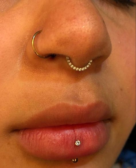 Tongue Piercing Jewelry, Cute Nose Piercings, Medusa Piercing, Face Piercings, Cool Piercings, Labret Piercing, Facial Piercings, Cute Piercings, Tongue Piercing