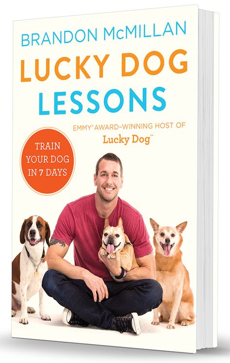 If you love learning from Brandon McMillan on TV, pick up his new book to have the lessons always handy. Shelter Dogs, Cool Dog Tricks, Lucky Dog, Train Your Dog, Dog Hacks, Emmy Award, Self Help Books, Dog Trainer, Pet Parent