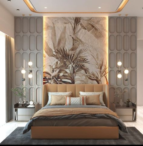 Wall Decorations Ideas, Luxury Bedroom Interior Design, Luxury Bedroom Interior, Stylish Bedroom Design, Bedroom Interior Design Luxury, Bedroom Door Design, Modern Luxury Bedroom, Bedroom Wall Designs, Modern Bedroom Interior