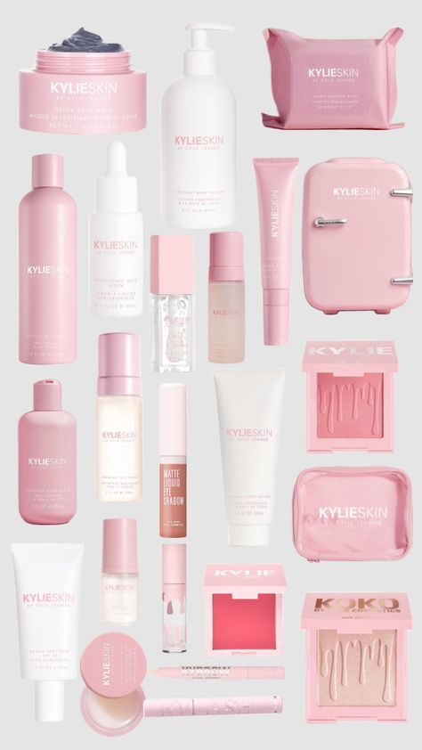 #fyp Kylie Skin, Kylie Cosmetic, Fancy Makeup, Pink Girly Things, Kylie Cosmetics, Skin Care Essentials, Connect With People, Kylie Jenner, Your Aesthetic