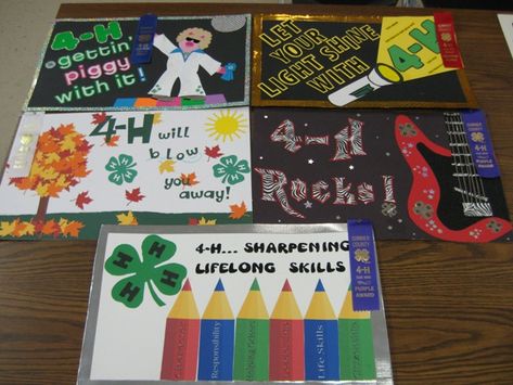 4-H rocks 4h Promotional Poster Ideas, 4-h Display, 4 H Poster Ideas Projects, 4h Poster Ideas Inspiration, 4-h Booth Ideas, 4h Poster Ideas, 4h Decorations, 4 H Poster Ideas, 4h Activities