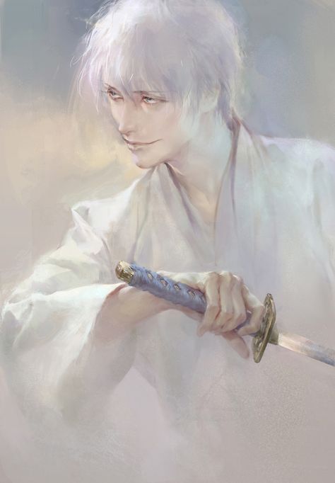 ArtStation - a rough sketch of Ichimaru Gin, 素 張 Gin Ichimaru Fan Art, Ichimaru Gin Fanart, Aizen And Gin, Nelliel Bleach, Gin Bleach, Gin Ichimaru, Dr Ratio, Saga Art, Kuchiki Rukia