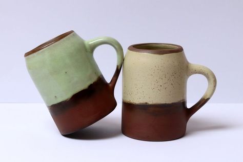 A beer mug made of high-quality brown stoneware clay. It is covered on the inside and partly on the outside with glaze and burnt at high temperatures, which makes it very stable and durable. It can be personalized or labeled as desired or produced in an individual color. The mug is a nice gift for a birthday, friendship day, moving in, company party, wedding or many other occasions. Surprise with this unique beer mug and make beer connoisseurs happy. Sculpture Art Clay, Company Party, Friendship Day, Idea Gift, Art Clay, Beer Mugs, Stoneware Clay, Ceramic Mugs, Beer Mug