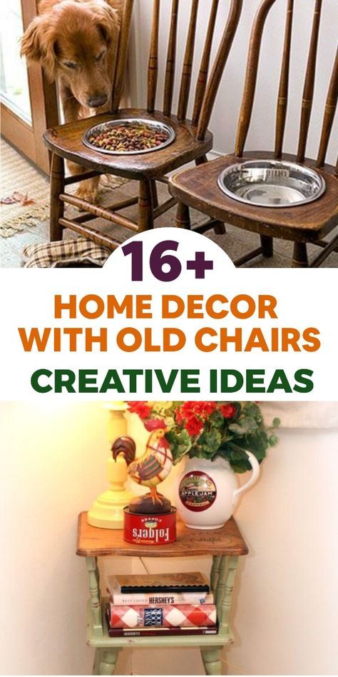 17 Easy Home Decor Ideas Using Old Chairs