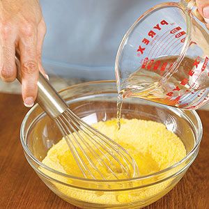 Sliced Polenta Recipes, How To Make Polenta, Polenta Dishes, Homemade Polenta, Cornmeal Recipes, Make Dumplings, How To Cook Polenta, Dumpling Dough, How To Make Dumplings