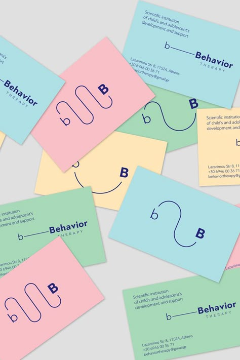 Business Card Psychology, Scientific Branding Design, Counselling Business Cards, Psychologist Business Card Design, Psychology Branding Design, Therapy Branding Design, Scientific Branding, Psychologist Branding, Creative Business Card Inspiration