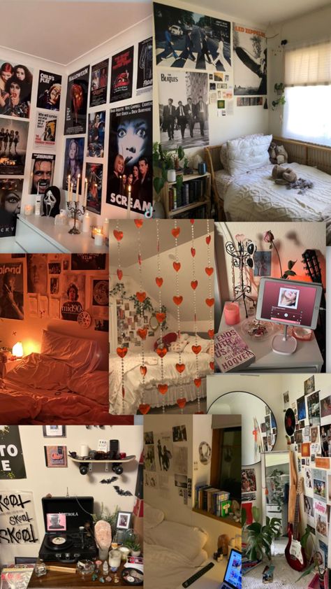 Downtown girl room 🕯🥐📸🧺 Downtown Girl Rugs, Down Town Room Decor, Downtown Dorm Room, Downtown Aesthetic Room Decor, Teenage Girl Room Aesthetic, Down Town Room Ideas, Teenager Bedroom Girl Aesthetic, 2020 Room Aesthetic, Downtown Girl Bedding