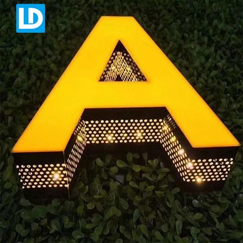 Channel Letter Sign | Stainless Steel Sidelit LED Letters Led Letters, Channel Letter Signs, Led Sign Board, Neon Gas, Exterior Signage, Led Board, Channel Letters, Acrylic Board, Light Letters