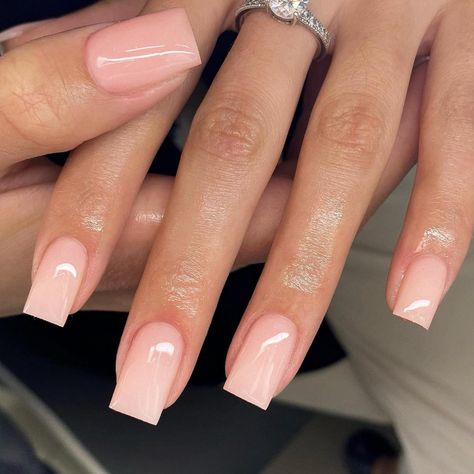 PRICES MAY VARY. 【🤗Daily Essential Nails Press on Colors】Available in more than 10 spring summer pure colors beautiful shades,these light pink square fake nails is a super great neutral that works with tons of different skin tones.You will definitely enjoy your DIY salon perfect press on nails manicure at home. 【🤗Professional Glue on Nails Square】Xcreando is committed to producing upgrade medium nails designed to mani-lovers.The formula of our medium gel short nails is long-lasting and water-p Elegant Acrylic Nails Medium Length, Short Nail One Color, Natural Trendy Nails, No Color Acrylic Nails, Builder Gel Nails Square, Milky Pink Nails Acrylic Short, Plain Light Nails, Natural Color Coffin Acrylic Nails, Pink Powder Dipped Nails