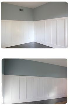 Bead board for scrap room Tall Wainscotting, Bathroom Yellow, Yellow Cape Cod, Wainscoting Nursery, Wainscoting Ideas, Wainscoting Kitchen, Wainscoting Bedroom, Dining Room Wainscoting, Wainscoting Styles