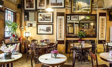 Vintage Cafe Design, China Cafe, Chinese Cafe, Petaling Street, Antique Cafe, Asian Interior, Interior Design Presentation, Vintage Interior Design, Cafe House