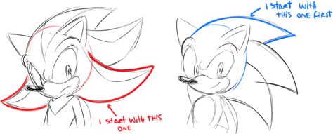 image Sonic Characters Sketch, Sonic Anotamy, How To Draw Giants, How To Draw Shadow The Hedgehog, Sonic Drawing Reference, How To Draw Shadows, Sonic Base Pose, How To Draw Sonic Characters, Mobian Anatomy