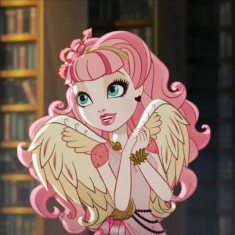 Cupid Ever After High, Eah Characters, Greek Mythology Goddesses, Lizzie Hearts, Raven Queen, Monster High Characters, Fairy Tale Characters, Ever After High, Cartoon Icons