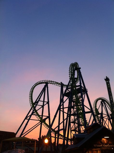 Six Flags New England Rollar Coasters Aesthetic, Six Flags Aesthetic, Rollar Coasters, Six Flags New England, Six Flag, Fair Rides, Lauren Asher, Yearbook Themes, Amusement Park Rides