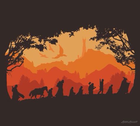 . Jrr Tolkien, Alan Lee, Lotr Art, Pc Wallpaper, Tassen Design, Fellowship Of The Ring, Funny Tee Shirts, Silhouette Art, Office Art