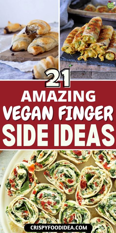 Here you get some amazing vegan finger foods are best for sides and for holidays. Vegetarian Cocktail Party Appetizers, Party Food Platters Vegan, Vegan Recipes Party Food, Vegan Holiday Party Food, New Years Vegan Food, Easy Appetizers Vegan, Vegan Apps Appetizers, Vegan Recipes Potluck, Vegetarian Finger Food Appetizers