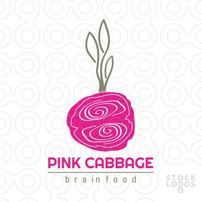 Cabbage Logo Design, Food Bar, Social Media Designs, Bar Logo, Make Your Logo, Brain Food, Logo Restaurant, Logo Business, Kimchi