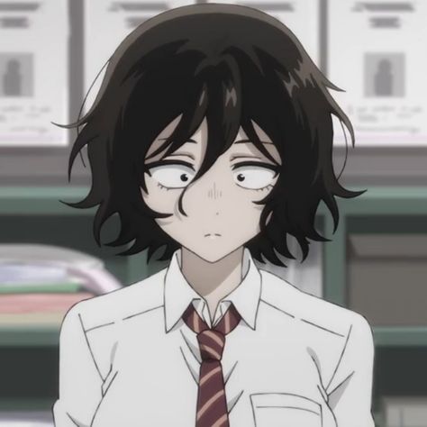 Anime Character, Black Hair, Hair, Anime, White, Black