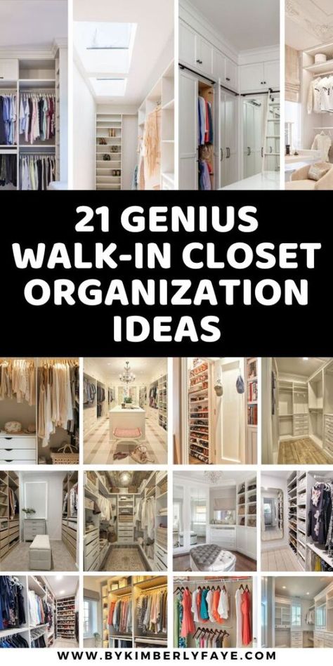 Organization Ideas For Walk In Closet, Craft Room Closet Storage Ideas, Closet Shelving Ideas Walk In, Closet Design With Vanity, Wall In Closet Ideas, Walk In Closet Renovation Ideas, Long Narrow Walk In Closet Ideas, Diy Walk In Closet Organization, Walk In Closet Organization Ideas Diy