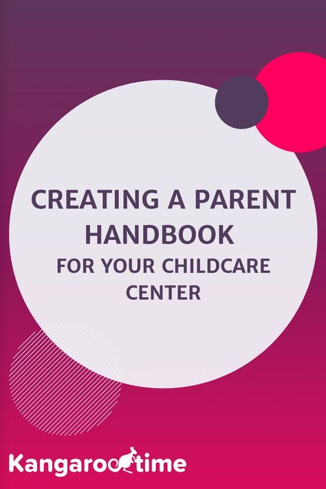 Daycare Policy Handbook, Daycare Policies And Procedures, Daycare Business Plan, Parent Handbook, Home Day Care, Childcare Business, Family Child Care, Baby Art Projects, Daycare Teacher