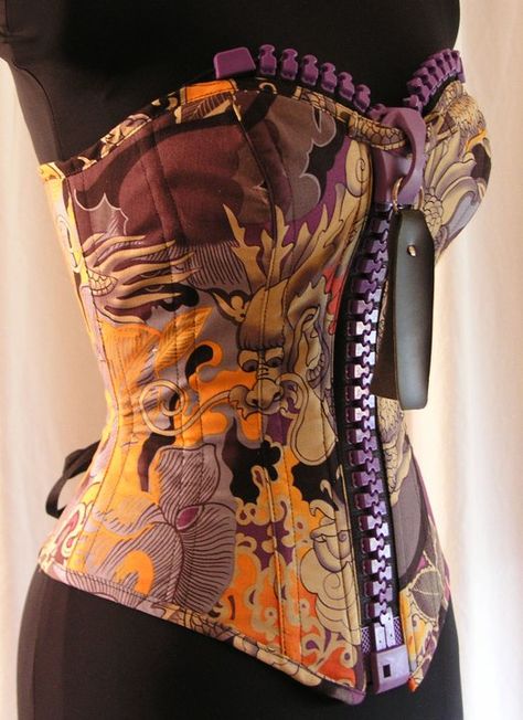 Psytrance Clothing, Corset Fashion, Overbust Corset, Corsets And Bustiers, Corset Lingerie, Waist Training, Steampunk Fashion, Corsets, Style Me