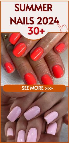 Beach Mani Pedi Ideas, Bright Short Summer Nails, Holiday Nail Ideas Summer 2024, Summer Beach Nails 2024, Fun Summer Nails Design 2024, Nail Trends 2020 Summer, Hot Summer Nails 2024, Trendy Summer Nail Designs 2024, Popular Summer Nail Colors 2024