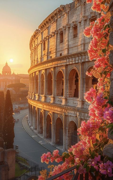 The Roman Colosseum, Colosseum Rome Aesthetic, Travel Rome Italy, Rome Destinations, Rome Houses, The Colleseum, Colosseum Aesthetic, Colleseum Rome, Rome Colloseum