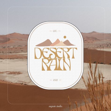 Desert Font Design, Desert Pattern Design, Southwest Branding, Desert Font, Desert Graphic Design, Desert Branding, Desert Logo, Website Moodboard, Earthy Branding