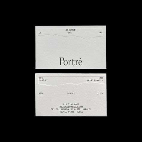 morrre.dsgn | Portré. Brand design by @triangle_studio ———————————————————— Submit your work ➡️ Link in Bio ———————————————————— #morrre_branding | Instagram Logo Design Branding Fashion, Fashion Business Cards, Buisness Cards, Name Card Design, Business Card Design Inspiration, Collateral Design, Graphic Design Business, Luxury Business Cards, Graph Design