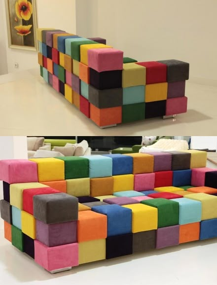 Unconventional Furniture, Funky Couch, Funky Sofa, Contemporary Living Room Chairs, L Shaped Sofa Designs, Kitchen Ideas Decoration, Weird Furniture, Kitchen Ideas Gray, Kitchen Ideas For Small Spaces