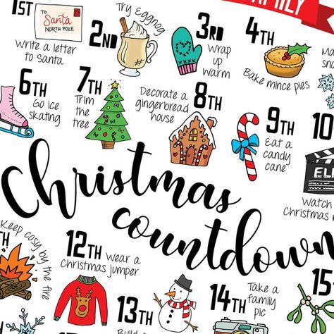 Countdown Calendar With Picture Exactly like Android, iOS has plenty of Countdown programs, but instead, here a lot of them are amazingly excellent. If you're an iPhone user, the fre... Alternative Advent Calendar, Bullet Journal Christmas, Blank Calendar Template, Christmas Countdown Calendar, Aesthetic Vsco, Christmas Journal, Christmas Planner, Countdown Calendar, Bullet Journal Themes