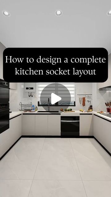 Light In Kitchen Ideas, Closed Concept Kitchen, Kitch Design, Closed Kitchen Design, Kitchen Appliances Layout, Kitchen Appliances Organization, Modern Kitchen Set, Kitchen Projects Design, Kitchen Setup