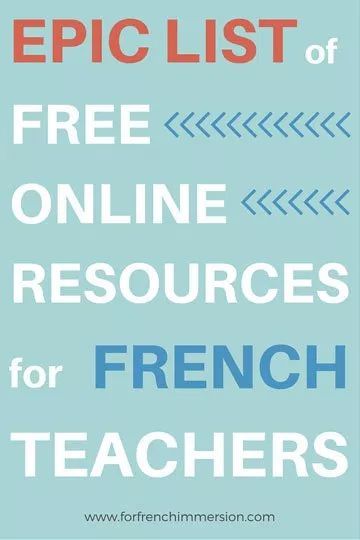 Teaching French Immersion, French Immersion Resources, High School French, Teacher Websites, French Flashcards, French Teaching Resources, French Education, Core French, French Grammar