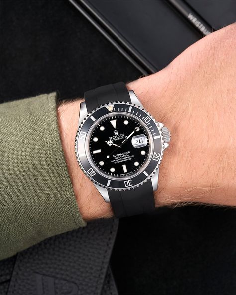 Rolex Submariner vs. GMT-Master II: Which look wins? Both icons paired with our FKM rubber straps, ready for any setting—whether you’re diving deep or flying high. Which one’s your pick? #wristbuddys #watchstrap #rubberstrap #watchband #rolexgmt #gmtmaster #watchcollector #luxurywatches #watchaddict #watchfam #dailywatch #watchgeek #timepiece #wristgame #watchcommunity #watchoftheday #horology #watchphotography #instawatch #watchgram #wristwatchcheck #wristwatchoftheday #divewatch #watchlove... Rolex Submariner 16610, Rolex Tudor, Rolex Explorer, Watch Storage, Rubber Watches, Wrist Game, Flying High, Rolex Models, Rolex Gmt