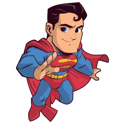 Superman Stickers, Chibi Superman, Marvel Sticker, Super Hero Comic, Chibi Marvel, Avengers Cartoon, Baby Superhero, Superhero Cartoon, Marvel Cartoons