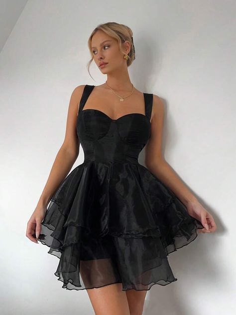 Halloween Homecoming Dress, Black Wedding Dress Short, Royalty Clothes, Hoco 2023, Corset Sewing, Mini Homecoming Dress, Green Quince, Poofy Dress, Bm Dresses