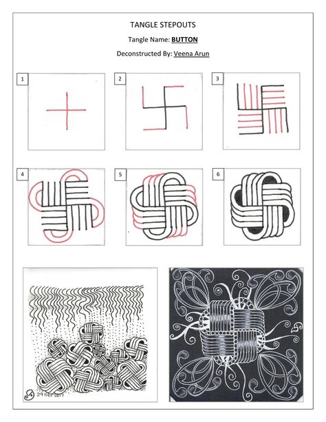 Reminiscence – TRANQUIL TANGLES Tangle Art Step By Step, Art Step By Step, Zen Doodle Patterns, Zentangle Tutorial, Tangle Pattern, Tangle Doodle, Zentangle Designs, Doodle Inspiration, Tangle Art