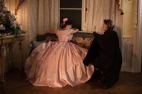 pEmma Watson with Greta Gerwig on set. During a chapter called Meg Goes to Vanity Fair the oldest March sister borrows a... Laurence Anyways, Meg March, Royalty Core, Constance Wu, Royal Core, Greta Gerwig, Royalty Aesthetic, Royal Aesthetic, Elizabeth Banks