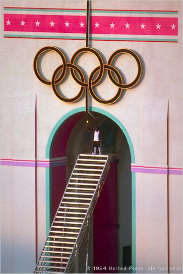 #80s #1984 #olympics #los #angeles #la Jo Aesthetic, Olympic Sign, 1984 Olympics, Olympic Torch, 2022 Ss, Sports Aesthetic, Olympic Sports, Summer Games, Outdoor Advertising