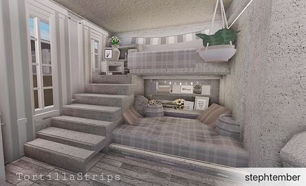 Bloxburg Architecture, Minimalist Bloxburg, Tiny House Bedroom, Cute Bedroom, House Plans With Pictures, Bloxburg Houses, House Decorating Ideas Apartments, Small House Layout, Simple Bedroom Design