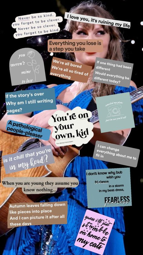 Taylor Swift lyrics that have meaning to me ♡ #taylorswift #tslyrics #lyrics #taylorswiftlyrics ￼ Taylor Swift Lyrics Collage, Taylor Swift Song Meanings, Lyrics Collage, Family Rules Sign, Taylor Swift Song, Songs With Meaning, Swift Wallpaper, Swift Lyrics, Curse Words