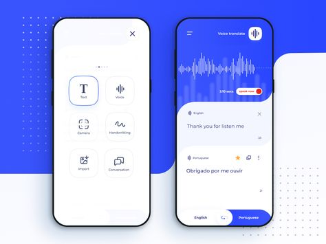 Translation App Design, Google Translate App Icon, Translate App Icon, Ui Ux Trends, Translator App, Ux Project, Ux Trends, Voice App, Speculative Design