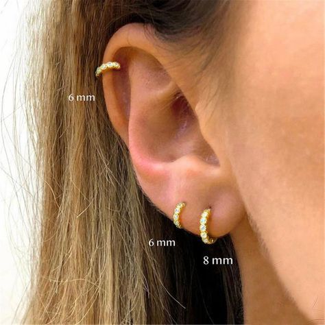 Ear Piercing Earrings, Ear Piercing Studs, Nose Piercing Hoop, Faux Piercing, Helix Jewelry, Cool Ear Piercings, Pretty Ear Piercings, Cute Ear Piercings, Piercing Earrings