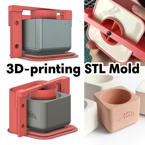 STL file STL silicone mold. Planter mold Сandle container + silicone pouring formwork STL 🪴 ・3D printing template to download・Cults Silicone Mold For Candles, Molde, 3d Printing Mold Design, 3d Printed Concrete Molds, 3d Printer Business Ideas, 3d Print Useful, Useful 3d Prints Products, 3d Printing Ideas Creative, 3d Printed Art